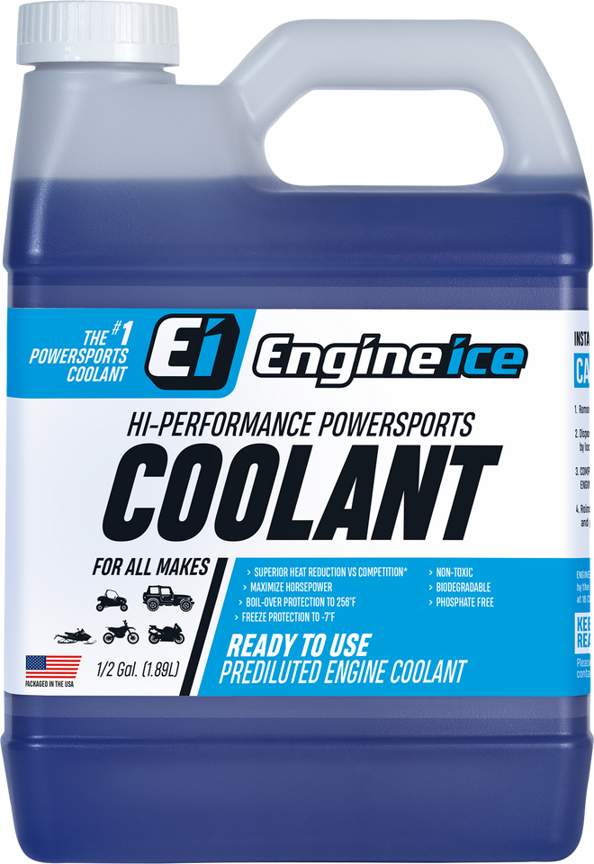 Premixed Motorcycle Coolant - 64 U.S. fl oz.