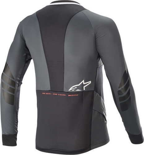 Drop 8.0 Long-Sleeve Jersey - Black/Coral - Small - Lutzka's Garage