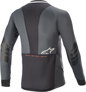 Drop 8.0 Long-Sleeve Jersey - Black/Coral - Small - Lutzka's Garage