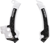 X-Grip Frame Guards - White/Black - Husqvarna - Lutzka's Garage