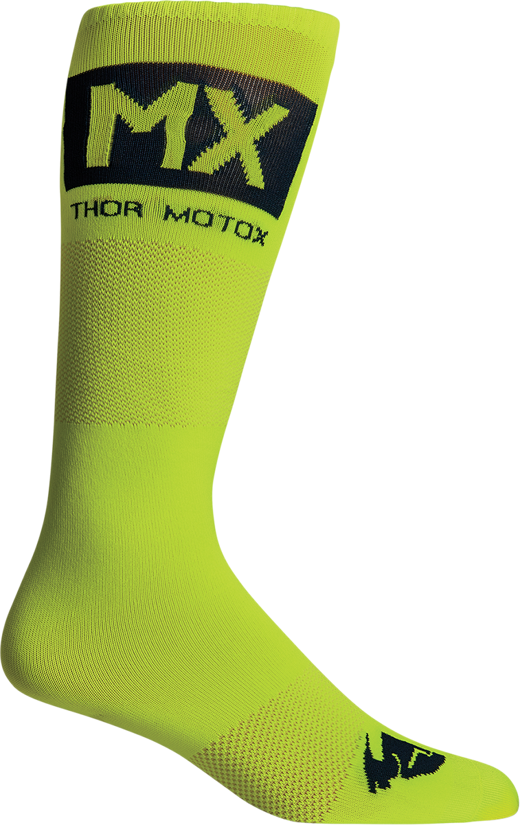 MX Cool Socks - Acid/MIdnight Black - Size 6-9 - Lutzka's Garage