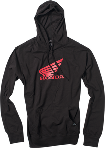 Honda Wing Pullover Hoodie - Black - Medium - Lutzka's Garage