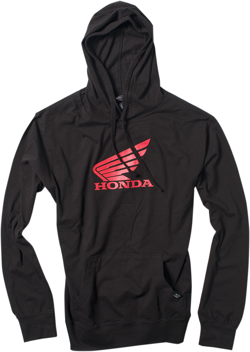 Honda Wing Pullover Hoodie - Black - Medium - Lutzka's Garage