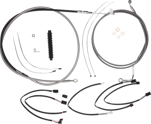 Control Cable Kit - XR - Stainless Steel/Chrome