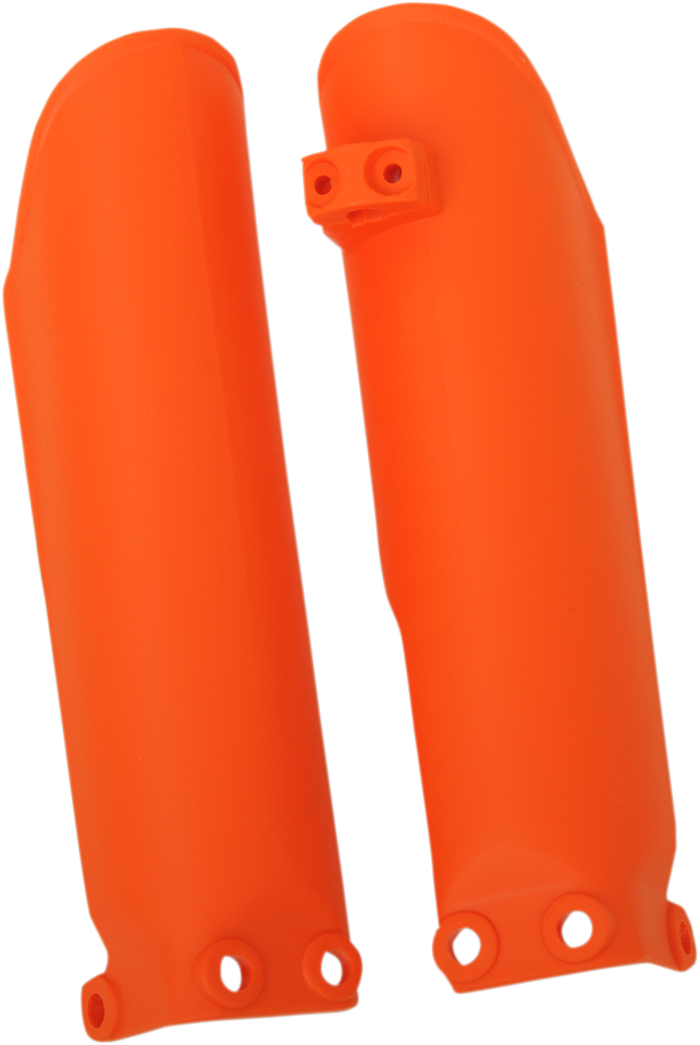 Lower Fork Covers for Inverted Forks - 16 Orange