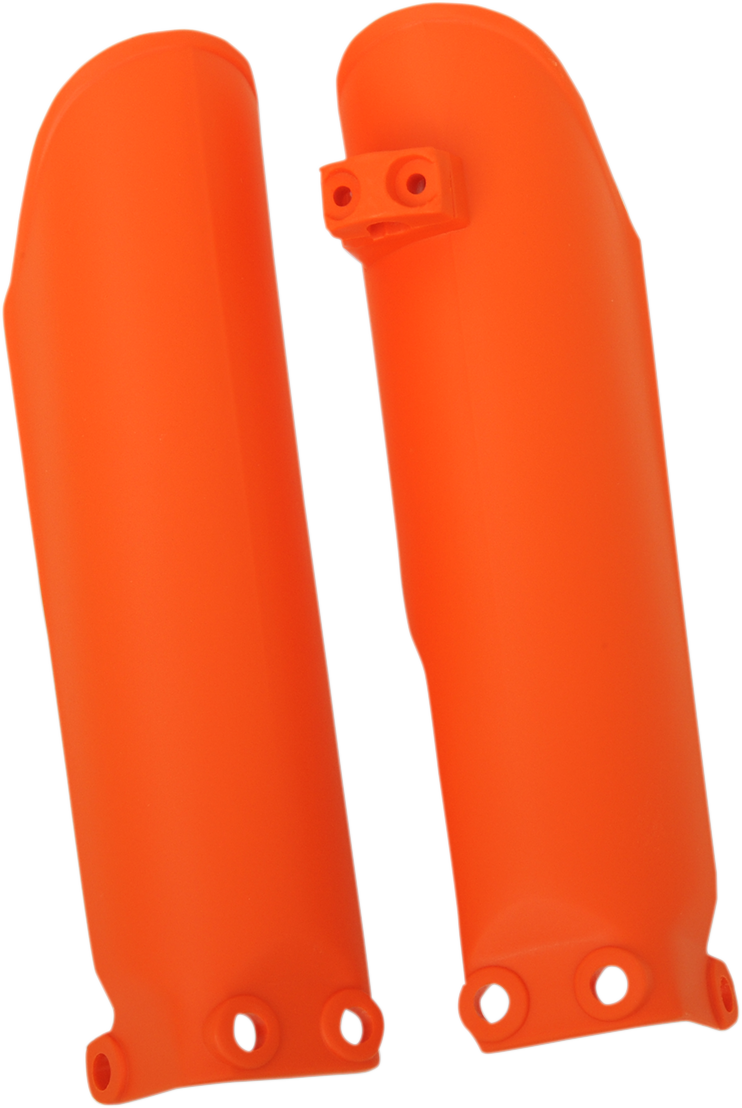 Lower Fork Covers for Inverted Forks - 16 Orange