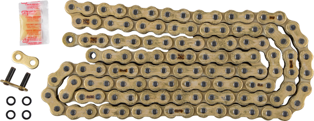 520 XRU - Chain - 120 Links - Gold - Lutzka's Garage