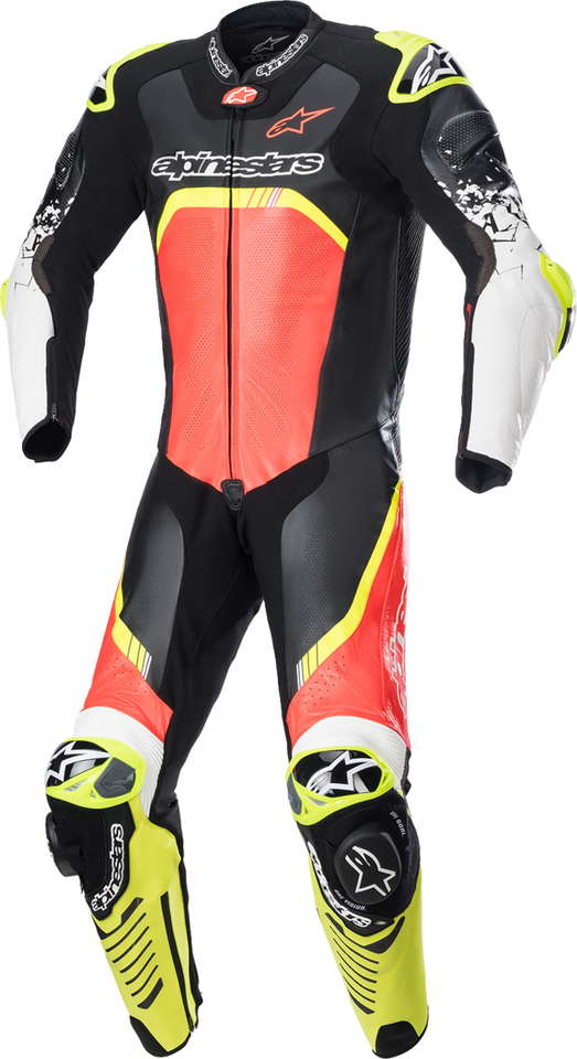 GP Tech Suit v4 - Black/Red Fluorescent/Yellow Fluorescent - US 38 / EU 48 - Lutzka's Garage