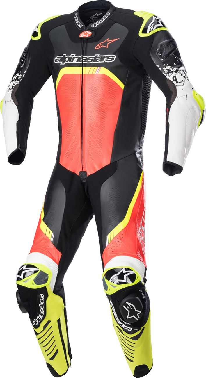 GP Tech Suit v4 - Black/Red Fluorescent/Yellow Fluorescent - US 38 / EU 48 - Lutzka's Garage