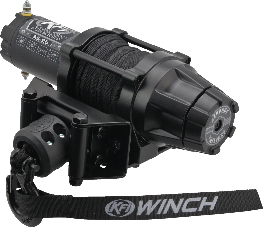 AS-25 Assault Winch - 2500 Lb - Synthetic Cable