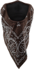 Facefit Facemask - Brown Paisley