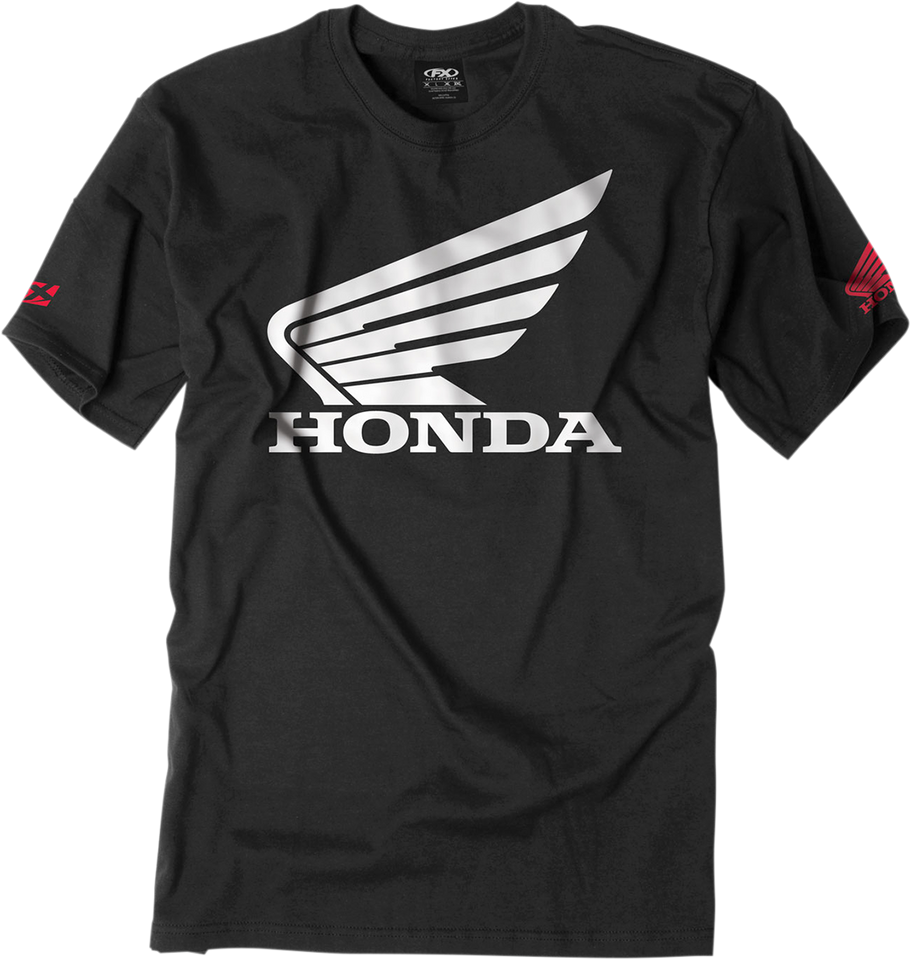 Honda Big Wing T-Shirt - Black - Medium - Lutzka's Garage