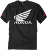 Honda Big Wing T-Shirt - Black - Medium - Lutzka's Garage