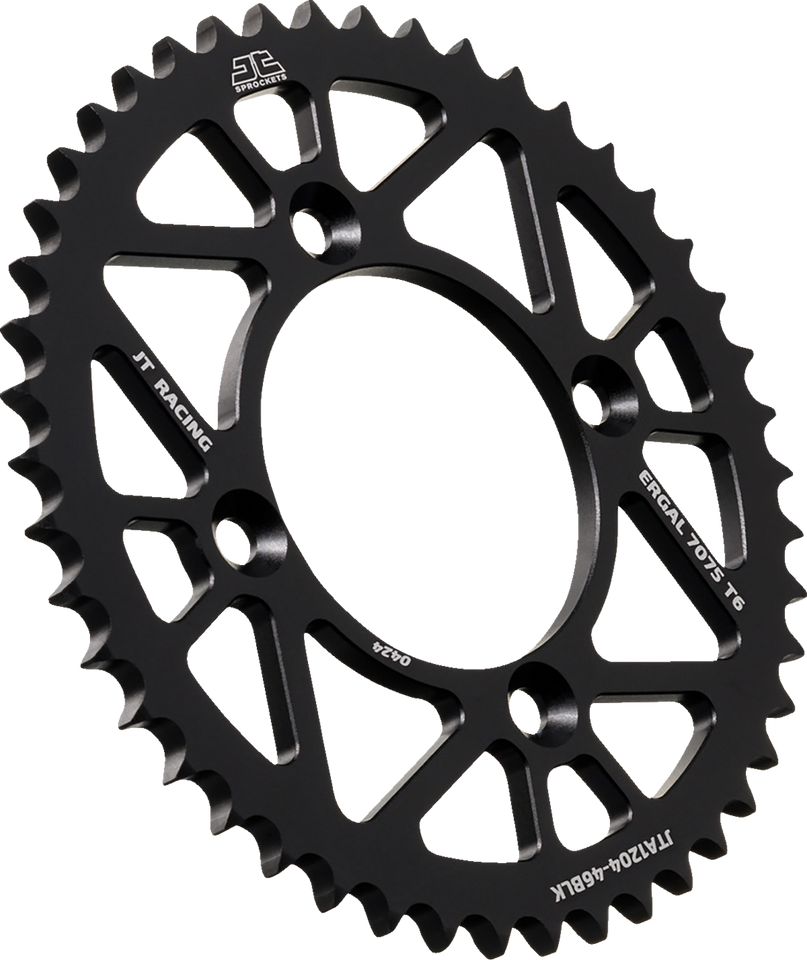 Rear Aluminum Sprocket - 46 Tooth - Black - CRF 125F - Lutzka's Garage