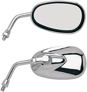 Mirror - Lil Cruiser - Side View - Oval - Chrome - Left/Right - Lutzka's Garage