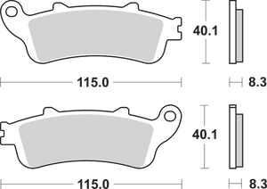 LS Brake Pads - Honda - 736LS