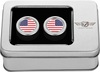 Docking Hardware Covers - American Flag - Stainless Steel - Lutzka's Garage