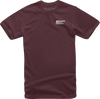 Painted T-Shirt - Maroon - Medium - Lutzka's Garage