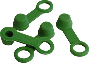 Bleeder Caps - Green - 4-Pack - Lutzka's Garage