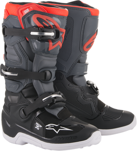 Youth Tech 7S Boots - Black/Gray - US 4 - Lutzka's Garage