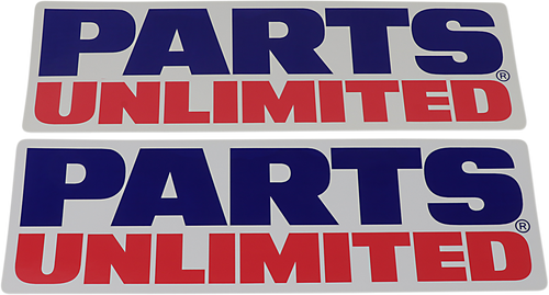 Parts Unlimited Trailer Decals - 2 Pack