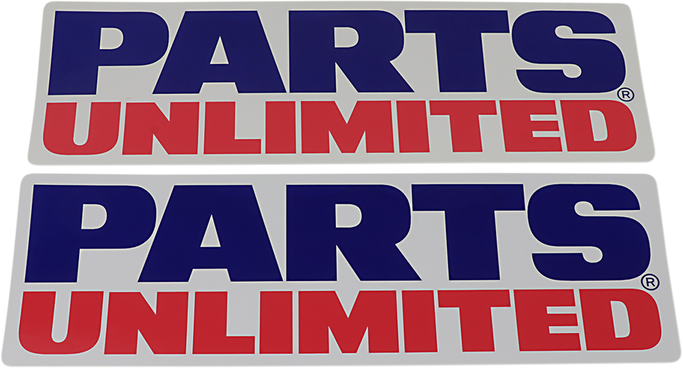 Parts Unlimited Trailer Decals - 2 Pack