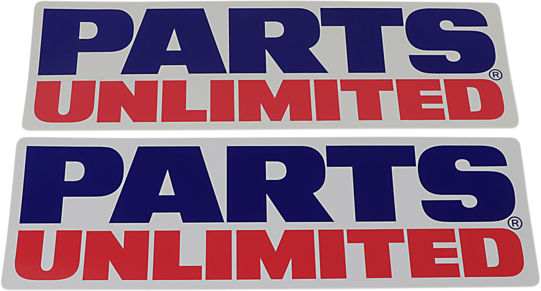 Parts Unlimited Trailer Decals - 2 Pack