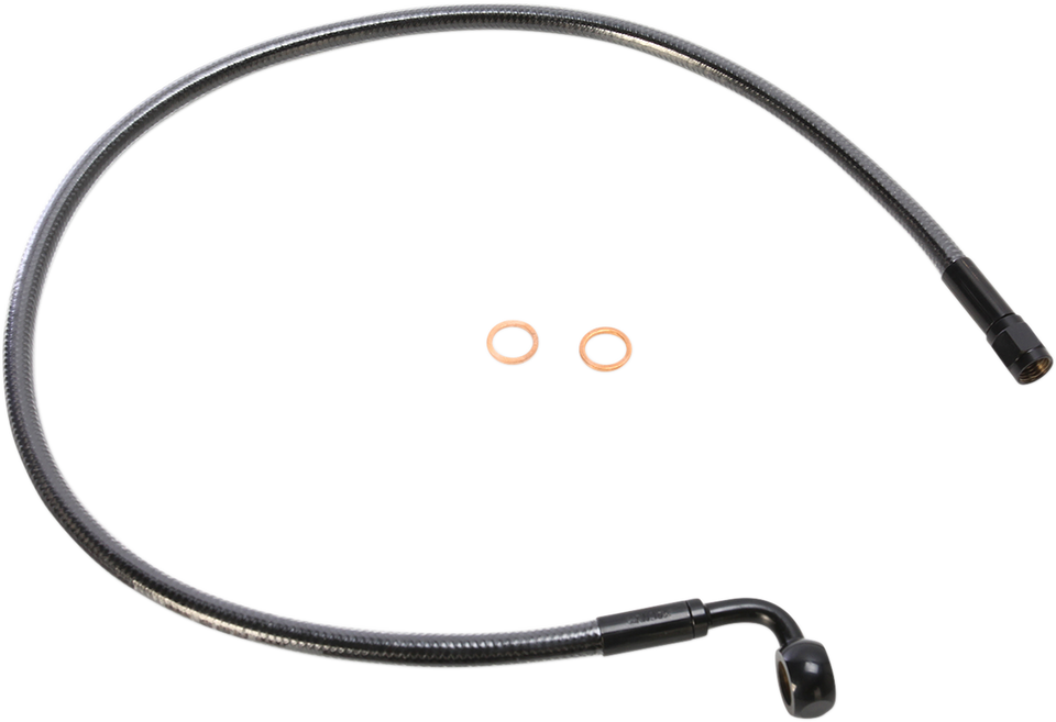 Brake Line - 10 mm-90° - 25" - Black Pearl