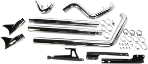 True Dual Exhaust - Fishtail - 07-11 Softail