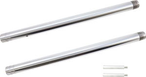 Ultra Chrome Inverted Fork Tubes - 43 mm - +4" Length