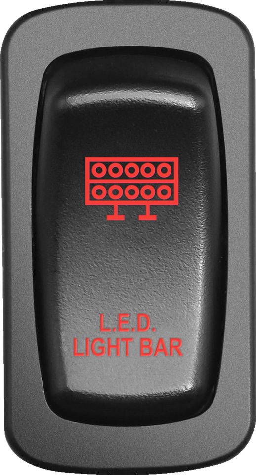 Switch - Light Bar - Red - Lutzka's Garage