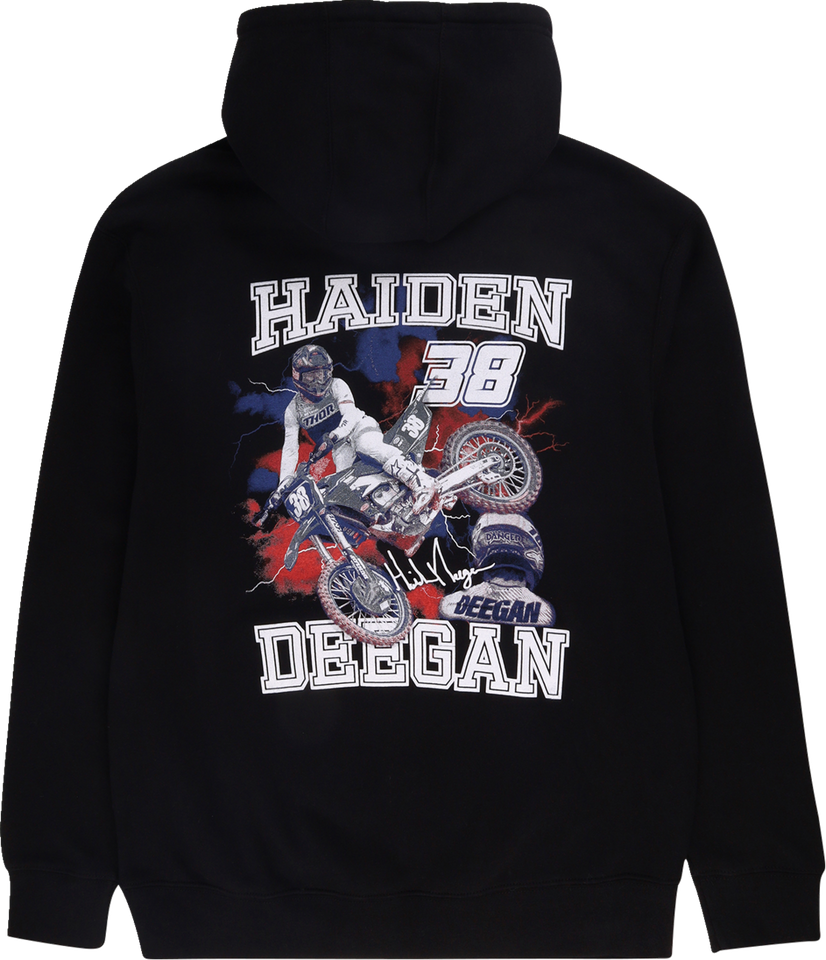 38 Hoodie - Black - Small - Lutzka's Garage