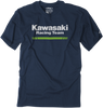 Kawasaki Stripes T-Shirt - Navy - Medium - Lutzka's Garage