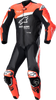 GP Plus v4 Leather Suit - Black/Red Fluo/White - US 38 / EU 48 - Lutzka's Garage