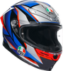 K6 S Helmet - Slashcut - Black/Blue/Red - Small - Lutzka's Garage