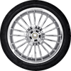 Atlantic Rear Wheel (18"/Chrome)/Dunlop Tire (180/55B18)
