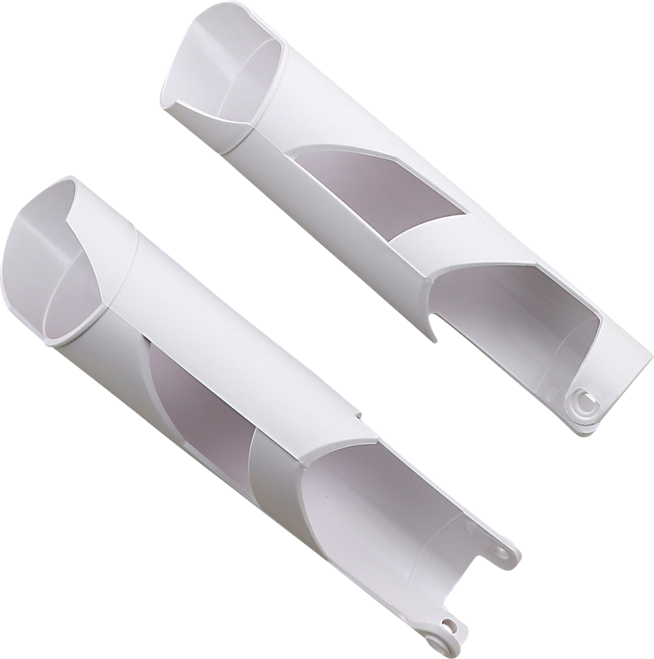 Lower Fork Covers for Inverted Forks - White - Lutzka's Garage