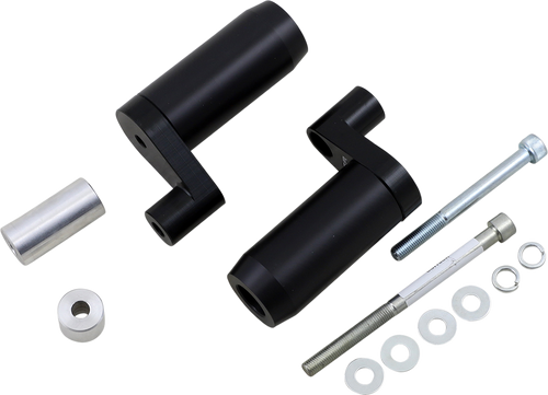 Frame Sliders - Black - Kawasaki - Ninja 400/Z400 - Lutzka's Garage