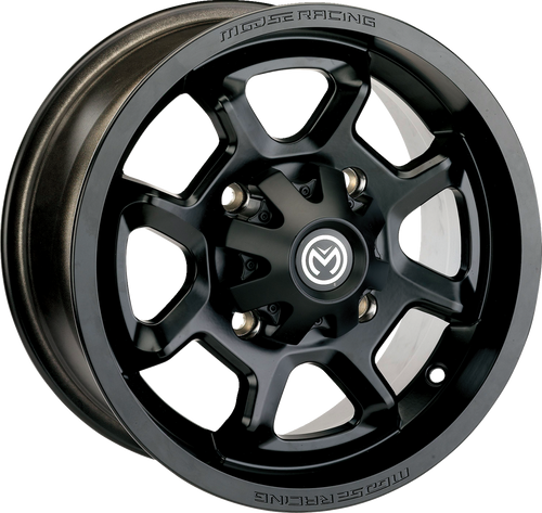 Wheel - 415X - Rear - Black - 12x8 - 4/156 - 4+4 - Lutzka's Garage