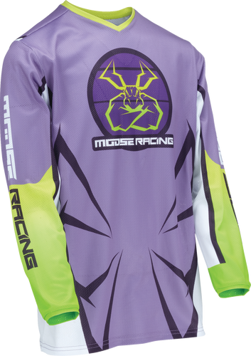 Youth Agroid Mesh Jersey - Purple/White - XS - Lutzka's Garage