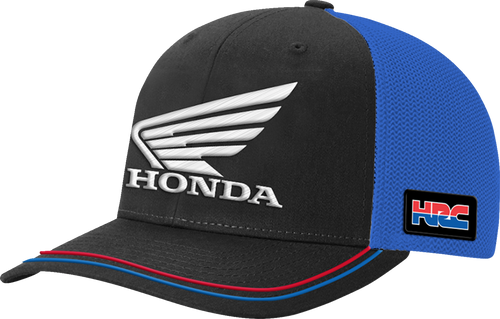 Youth Honda HRC Hat - Black/Royal Blue