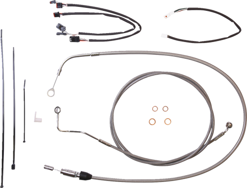 Control Cable Kit - XR - Stainless Steel/Chrome