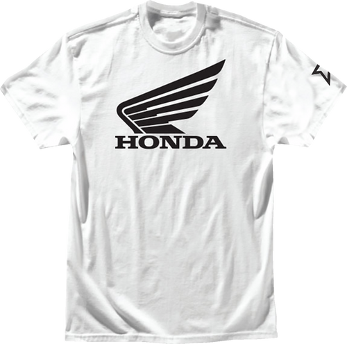 Honda Wing 2 T-Shirt - White - Large - Lutzka's Garage