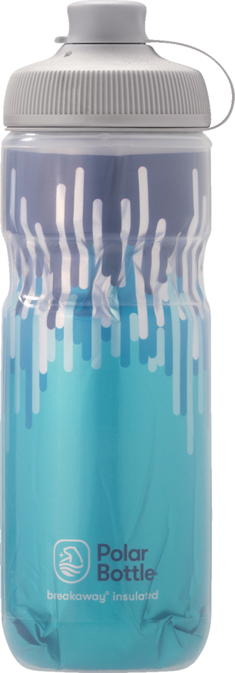 Breakaway® Muck Insulated Bottle - Zipper - Slate Blue/Turquoise - 20 oz.