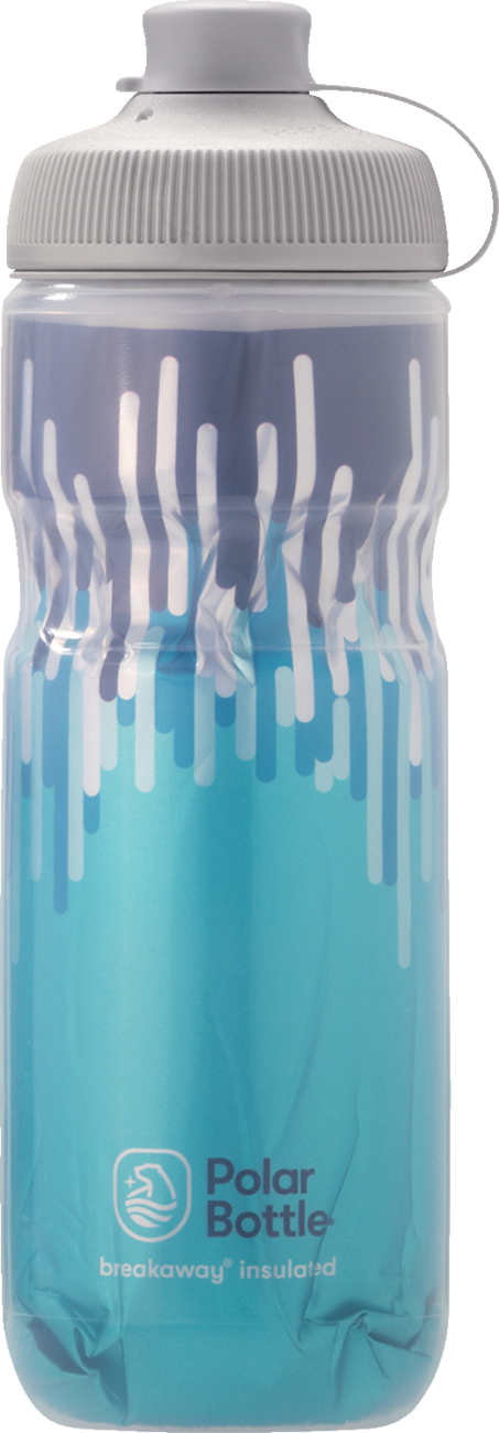 Breakaway® Muck Insulated Bottle - Zipper - Slate Blue/Turquoise - 20 oz.