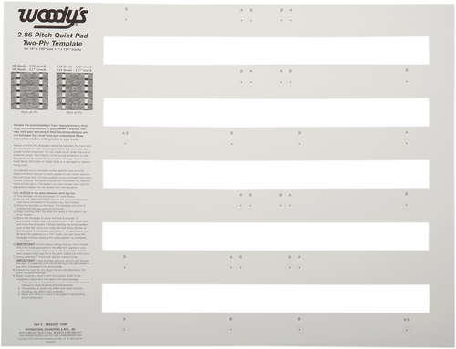 Studding Template - Track - 129