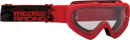 Youth Qualifier Goggles - Agroid - Red - Lutzka's Garage