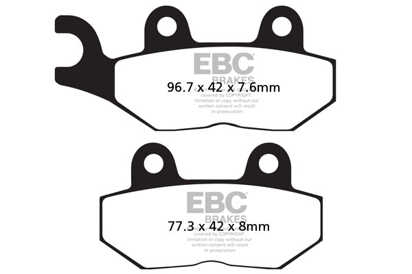 Organic Brake Pads - Triumph - FA214