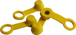 Bleeder Caps - Yellow - 4-Pack - Lutzka's Garage