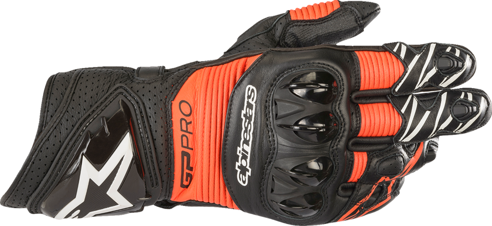 GP Pro RS3 Gloves - Black/Fluo Red - Small - Lutzka's Garage